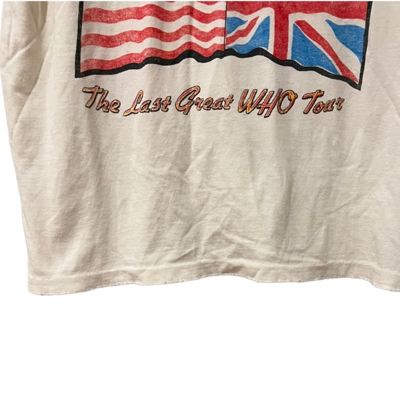Daydreamer The Who Invades America Short Sleeve Tour Tee In White (S) - Picture 10 of 14